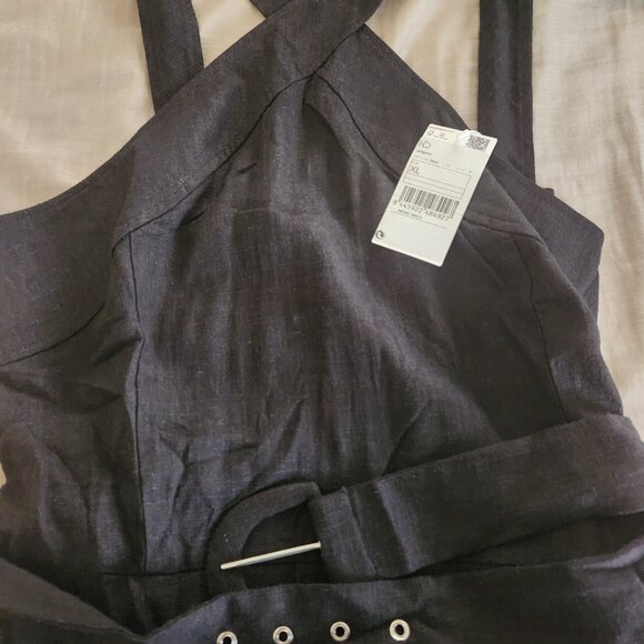 Mango Belted Halter Jumpsuit NWT - Picture 2 of 7